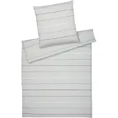 Elegante Halbleinen Kissenbezug einzeln Balance Farbe Greige Größe 40x80