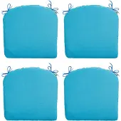 Madison - Sitzkissen Panama aqua - Ca. 46x48 cm - 4er-Set