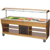 Bartscher Buffetwagen, kalt, 6x 1/1 GN
