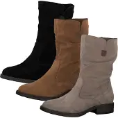 Tamaris Damen Stiefeletten Leder Stiefel 1-25480-25, Größe:38 EU, Farbe:Braun