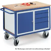 ROLLCART Montagewagen mit Schrank und Schubladen