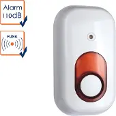 Elro SMART HOME Innensirene für Alarmanlage AG4000 mit Handy App Alarmgeber