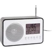 Karlsson - Wecker Fm Radio - Schwarz - 19.2x6.6x12.5cm
