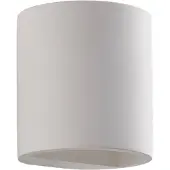 LINDBY Landhaus / Vintage / Rustikal Ländliche runde Gips-Wandleuchte inkl. 1 x G9 - Krista / Innenbeleuchtung / Wohnzimmerlampe / Schlafzimmer / Küche Zylinder LED geeignet G9 Max. 1 x 3.5 Watt