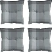 Madison - Sitzkissen Sya grau - Ca. 50x50 cm - 4er-Set