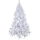 Best Season Weihnachtsbaum "Quebec" mit Metallfuß ca. 210 x 130 cm, Farbe: weiss, ca. 1054 Tips, out, 607-70