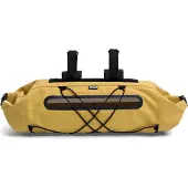Capsuled Lenkertasche für Bikepacking, wasserdicht, 7L Volumen, durchsichtiges Peek-Fenster, Gelb