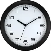MPM Wanduhr 3456.90 - schwarz, 30cm
