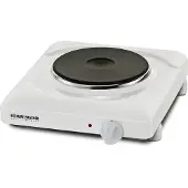 Rommelsbacher Einzelkochplatte THS 1590, langlebige Gussheizplatte, emailliertes Gehäuse, leistungsgesteuerte Regelung über 7-Takt-Schalter, 1 Heizplatte: 180 mm Ø, 1500 Watt