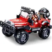 Sluban Modellbausteine M38-B0816 Off Road Rot 4x4