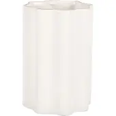 Clayre & Eef Zahnbürstenhalter Ø 7x11 cm Weiß Keramik