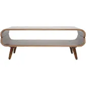 Miliboo - Design-Couchtisch Nussbaum TAKLA
