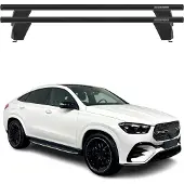 Menabo Dachträger Querträger für Mercedes GLE C167 2018-2025 ABE Alu Schwarz