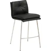 Mayer Barstuhl Sitzmöbel 1231 48,5 x 51,5 x 90 cm Edelstahl/anthrazit 1231_V4_30487