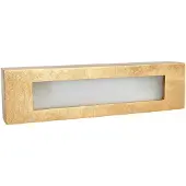 LINDBY Wandleuchte Emina, gold, Gips, 36cm, E14