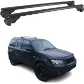 Omac Dachträger für Ford Maverick 2001-2005 Gepäckträger Grundträger Alu Schwarz 2x