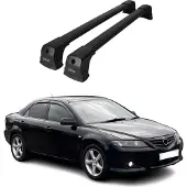 Omac 4614913B Dachreling Dachträger Aluminium 75 kg Max für MAZDA 6 (GG)
