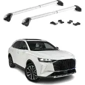 Aurilis Dachträger Relingträger für DS 7 2018-2025 Alu Silber 2 tlg ABE