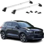 Aurilis Dachträger Grundträger für Volvo XC40 2018-2025 Aluminium Silber 2 tlg ABE