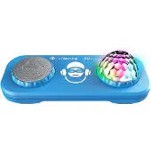 BigBen Interactive iDance Party Box XD2 Blau mit Mikrofon + Disco-Licht