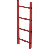 MUNK Günzburger Steigtechnik MUNK Schachtleiter aus GFK 400mm breit 4 Sprossen 1,12m lang