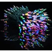 ROSNEK 5M 50LED Lichterkette Bunt 8 Lichtmodi Party Garten Innen Weihnachten Deko