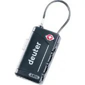 Deuter Schloss TSA Cable Lock Black