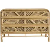Miliboo - Kommode Rattan 3 Schubladen GALON