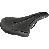 Velo Fit Athlete BC, Fahrradsattel, Straßenrennen, Unisex, Schwarz, Einfarbig, 15,5 cm