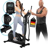 Miweba Crosstrainer MC500 | LCD-Display - Pulsmessung - Heimtrainer - Ellipsentrainer - 8 Widerstandsstufen - 7 kg Schwungmasse - Heim Workout