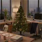 Gravidus Künstlicher Weihnachtsbaum 150 cm Grün 440 Zweigen mit Metallständer