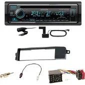 Kenwood KDC-BT740DAB Digitalradio Bluetooth Einbauset für BMW 3er E46