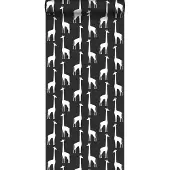 ESTAhome Tapete Giraffen Schwarz-Weiß 0,53 x 10,05 m 139062