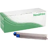 NexoPrint 43837131 Cyan Toner kompatibel mit Oki C9655 HDN C9655 HDTN C9655N 22000 Seiten