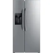 Wolkenstein WSBS556NFICMEIX, Freistehend, Amerikanische Tür, Edelstahl, 2 Tür(en), Tür-zu-Tür, Berührung