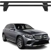 Menabo Dachträger Querträger für Mercedes GLC C253 2015-2020 ABE Alu Schwarz