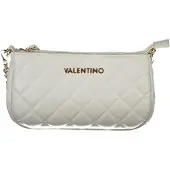 Valentino Elegante weiße Damentasche: Abnehmbare Kettengurte, Handyfach