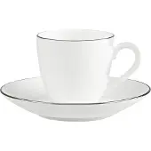 Villeroy & Boch 1046361410, Set, Weiß, Porzellan, Espresso, Anmut Platinum, 2 Stück(e)