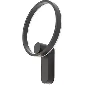 LUCANDE LED-Wandlampe Yekta, indirekt, schwarz, dimmbar