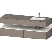 Duravit Einbauwaschtisch-Möbel-Set Qatego 160x50x60cm, Kon-WTU, B, B r, w m/ba ma