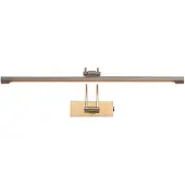 LUCANDE LED-Bilderleuchte Dimitrij, nickel, Metall, 54cm Dimitrij, alu / grau / zink, für Wohn- / Esszimmer, Metall, Modern, Wandleuchte, Wandlampe Innen