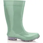 Lemigo Damen Gummistiefel, Regenstiefel "Ilse" OB SRC CI Grün 40