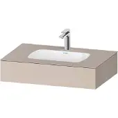 Duravit Einbauwaschtisch-Möbel-Set Qatego 80x55x17cm, T m, m Kons, 1 Ausschn, m ÜL