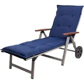 Kettler Auflage Rollliege Florence 2148 dunkelblau 190x60x8 cm KETTtex