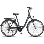 Altec Cityräder Damen Verona 28 Zoll 56 cm Damen 7G Felgenbremse Petrolblau