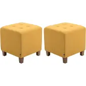 CLP 2er Set Sitzhocker Pharao, Farbe:gelb