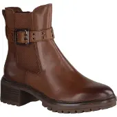 Tamaris 25006-305 Damen, Stiefelette, Leder, Braun, - Damenschuhe Modische Stiefelette / Boots, Braun, leder, absatzh&oumlhe: 35 mm