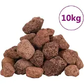 vidaXL Lavagranulat 10 kg Rot 3-5 cm