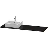 Duravit Konsole XSquare 160x55x1,6cm, m 1 AS, Beck. li, sw hgl