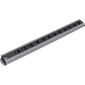 Bachmann Handwerkerleiste 12x Schutzkontakt, 2 m